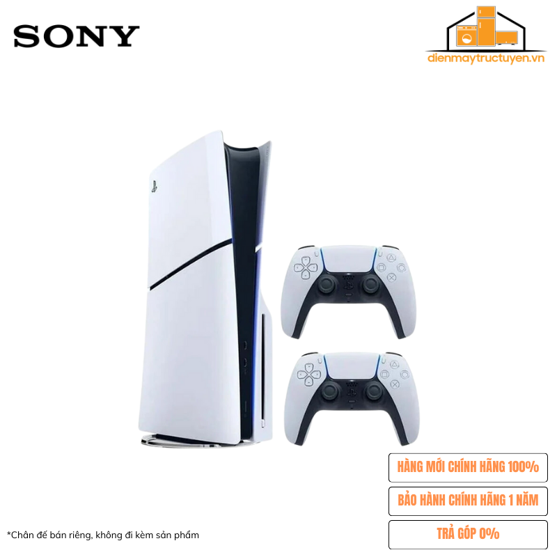 Máy chơi game Sony PlayStation 5 | PS5 Slim Standard 2 tay cầm | Chính hãng | PS5 | ASIA-00479