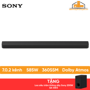 Sony BRAVIA Theatre Bar 9 | HT-A9000 | 7.0.2 kênh | 585W | 360 Spatial Sound Mapping | Dolby Atmos®