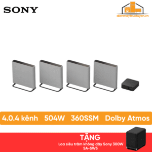 Sony BRAVIA Theatre Quad | HT-A9M2 | 4.0.4 kênh | 504W | 360 Spatial Sound Mapping | Dolby Atmos®/DTS:X®