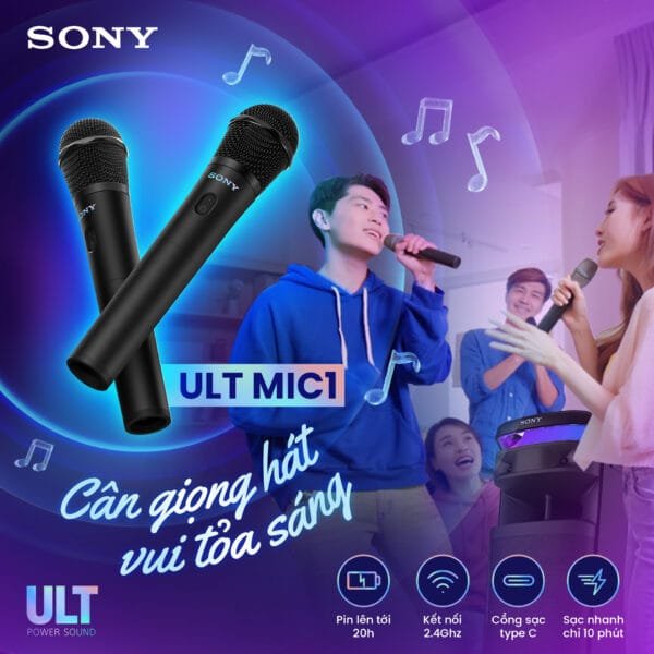 Bộ Micro không dây Sony | ULTMIC1 - Ảnh 2