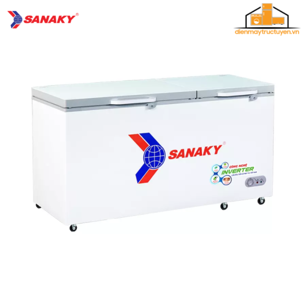 Tủ đông Inverter Sanaky 530L | VH6699HY4K | Mặt kính cường lực