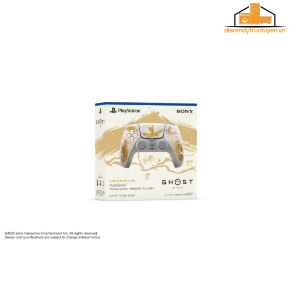 [LIMITED] Tay cầm PS5 DualSense Ghost of Yotei™ Gold Limited Edition | CFI-ZCT1G Z7 | Chính hãng | Bảo hành 1 đổi 1 - Ảnh 3