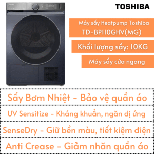 Máy sấy Heatpump Toshiba 10kg | TD-BP110GHV(MG)