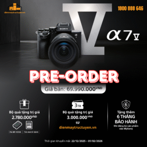 Máy ảnh Sony α7 V | ILCE-7M5 | A75 | Full-Frame