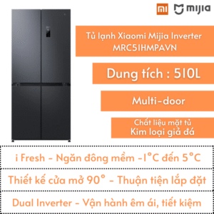 Tủ lạnh Xiaomi Mijia 510L | MRC51HMPAVN | Multi-door | Ngăn đông mềm