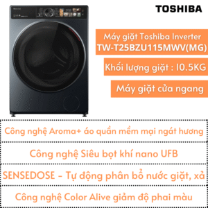 Máy giặt Toshiba 10.5kg | TW-T25BZU115MWV(MG)