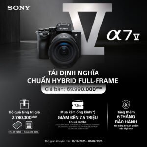 Máy ảnh Sony α7 V | ILCE-7M5 | A75 | Full-Frame