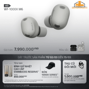 Tai nghe chống ồn Sony | WF-1000XM6