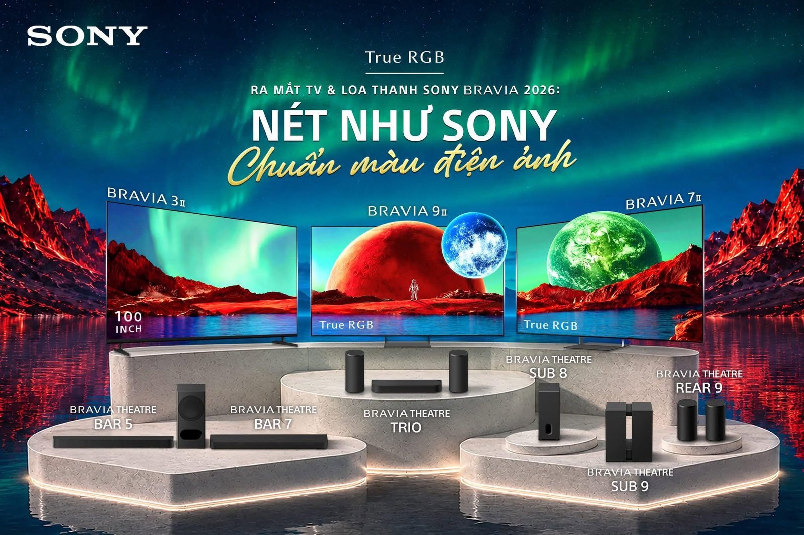 TV và dàn âm thanh Sony 2026