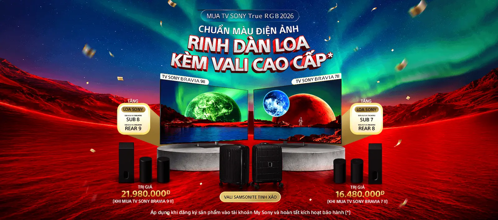 TV và dàn âm thanh Sony 2026