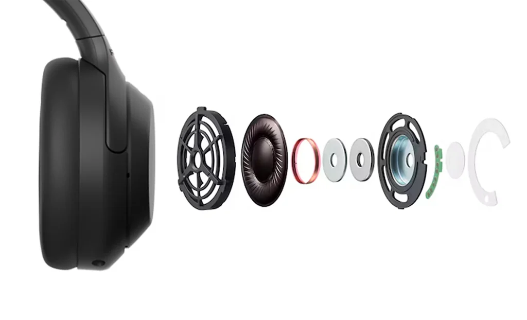 Cấu tạo màng loa 40mm của tai nghe Sony WH-1000XM4C